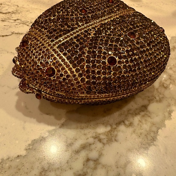 Swarovski Elements Sparkling Gold & Ruby Red Ladybug! Was $199 - now $159!! - Picture 2 of 9